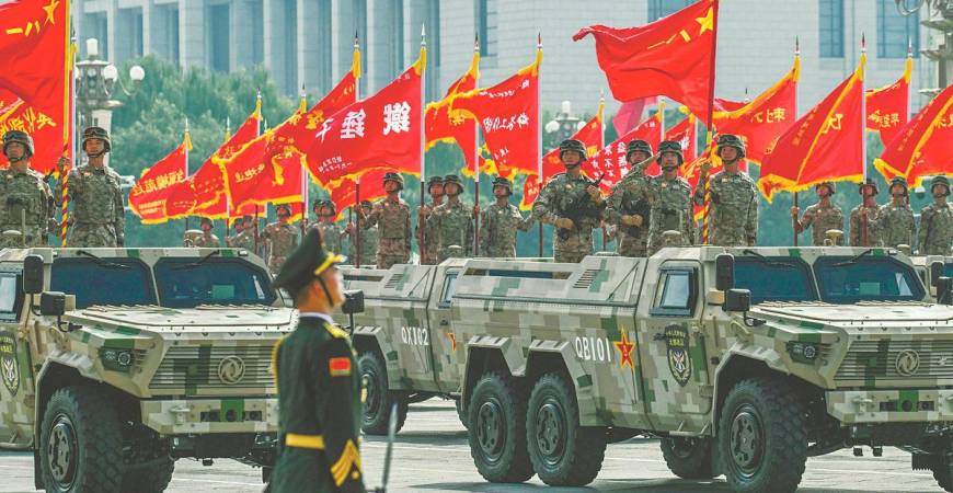 The core geopolitical message that the event sent was about the major advancement in China’s military strength and its ability to contribute to peace and stability in the world. – AFPpix