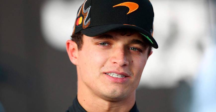 Second placed qualifier Lando Norris of Great Britain and McLaren. - Peter Fox/Getty Images/AFP