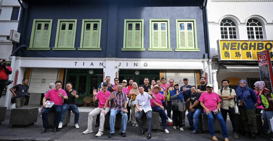 Nga (centre) with participants of the Kuala Lumpur Architecture Week event. – Credit: Nga Kor Ming / Facebook