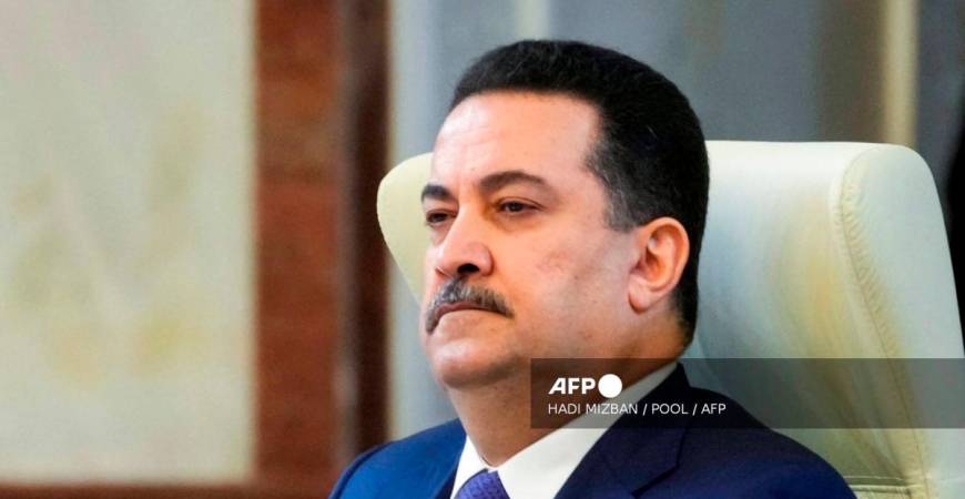Iraq’s Prime Minister Mohammed Shia al-Sudani - (Photo by Hadi Mizban / POOL / AFP)