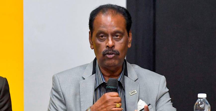 Timbalan Presiden FAM Datuk S Sivasundaram. - fotoBERNAMA