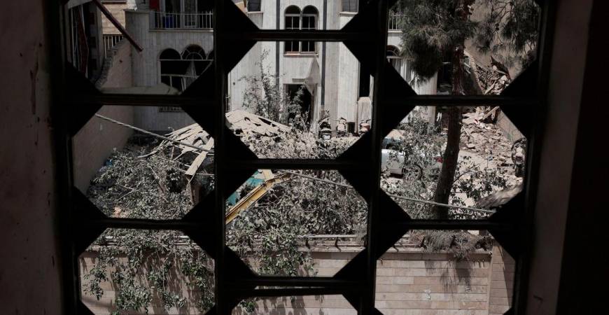 A view shows the aftermath of an Israeli strike on a building on Monday, after the ceasefire between Israel and Iran, in Tehran, Iran, June 26, 2025. - REUTERSPIX