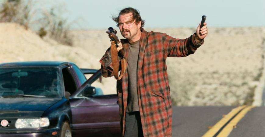 Bob (DiCaprio) struggles to escape the shadow of his revolutionary past.