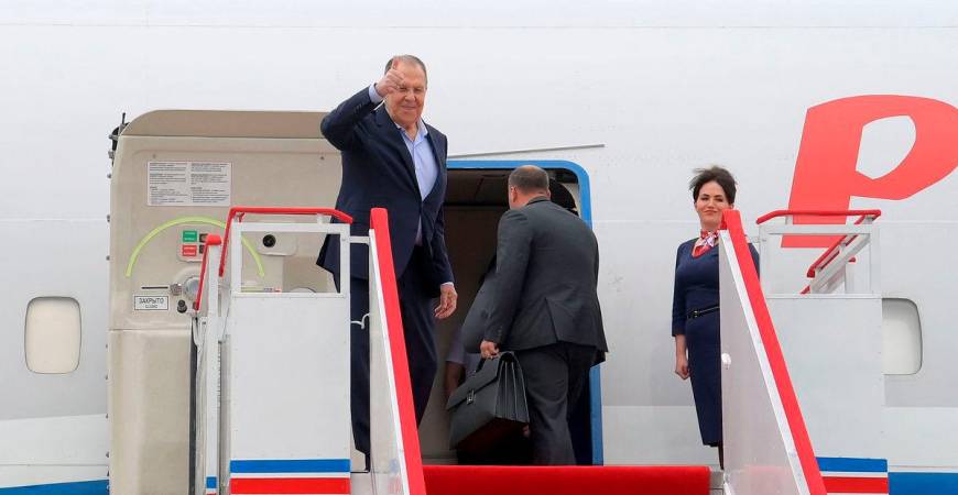 Russia’s Foreign Minister Sergei Lavrov - AFP PHOTO/KCNA VIA KNS