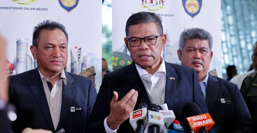 Home Minister Datuk Seri Saifuddin Nasution Ismail - BERNAMAPIX