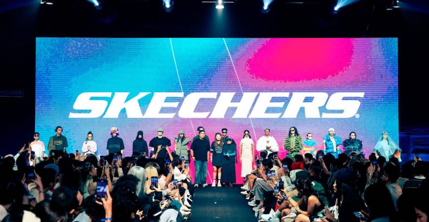 Skechers x MSYD’s curtain call at the end of the show. – PIC BY SKECHERS