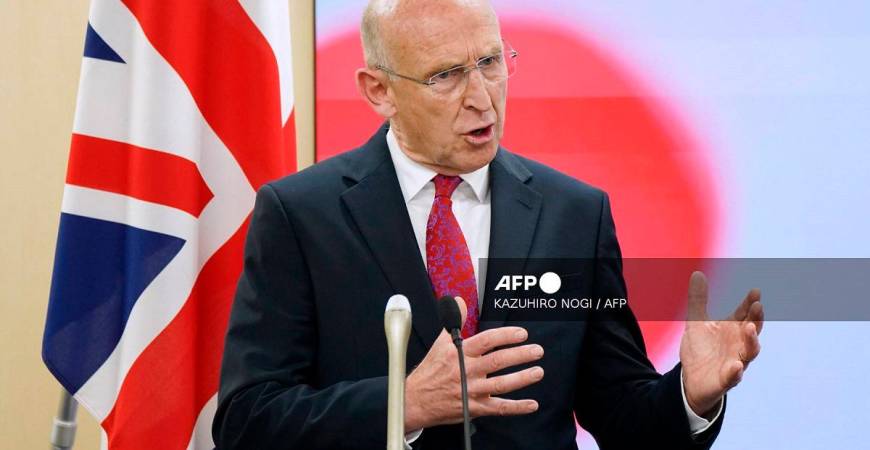 Britain’s Defence Secretary John Healey. - Kazuhiro NOGI / AFP