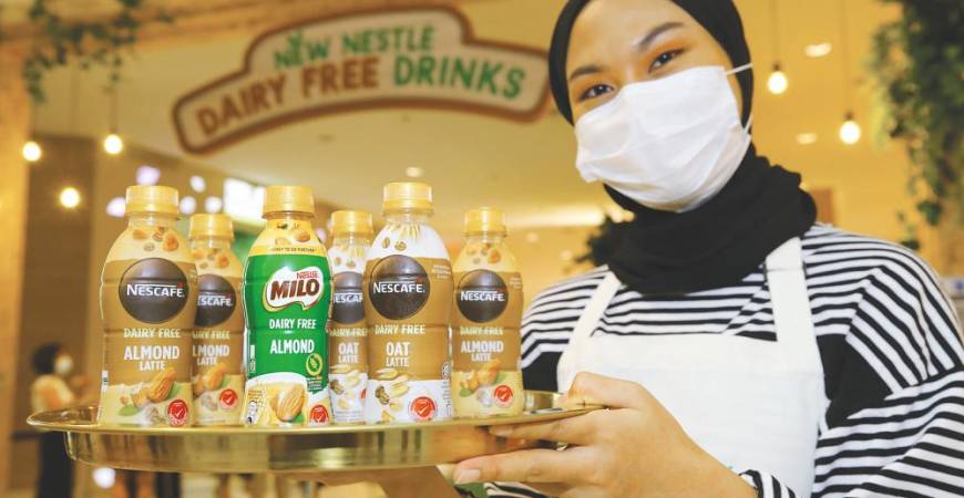 The new Nestle Dairy Free drinks are made with plant-based ingredients.