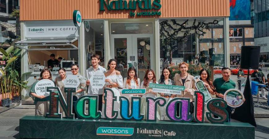 Watsons Malaysia launches pop-up café outside Fahrenheit 88, celebrates sustainable beauty