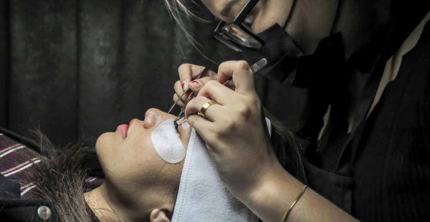 The process of getting eyelash extensions done typically takes two hours. – ADIB RAWI/THESUN