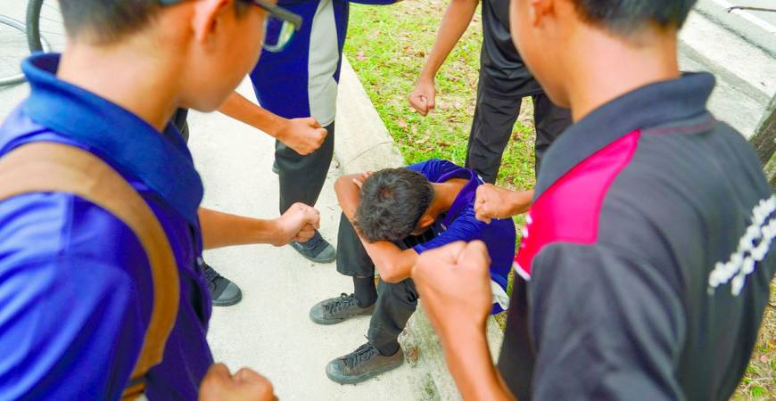 Bullying is on the rise and it can happen to anyone, anywhere and anytime. – AMIRUL SYAFIQ/THESUN