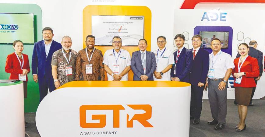 GTR signed a memorandum of understanding with strategic partners Weststar Aviation Services and Sapura Aero Handlers.