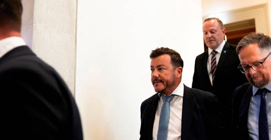 Fallen Austrian property tycoon Rene Benko appears before a parliamentary commission of inquiry looking into economic aid given to companies during the COVID-19 pandemic including those in his Signa empire, many of which have filed for insolvency in Vienna, Austria, May 22, 2024. - REUTERS/Lisa Leutner/File Photo