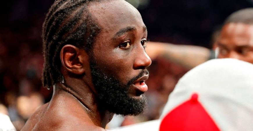 Terence Crawford looks on after defeating Canelo Alvarez (not pictured) to become the undisputed super middleweight champion during Netflix’s Canelo v Crawford Fight Night. - Steve Marcus / GETTY IMAGES NORTH AMERICA / AFP