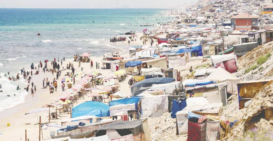 Trump has described Gaza as a ‘mess’ that needs to be ‘cleaned up’, stating that 2.1 million human refuse are befouling this potentially prime beachside property. – REUTERSpix