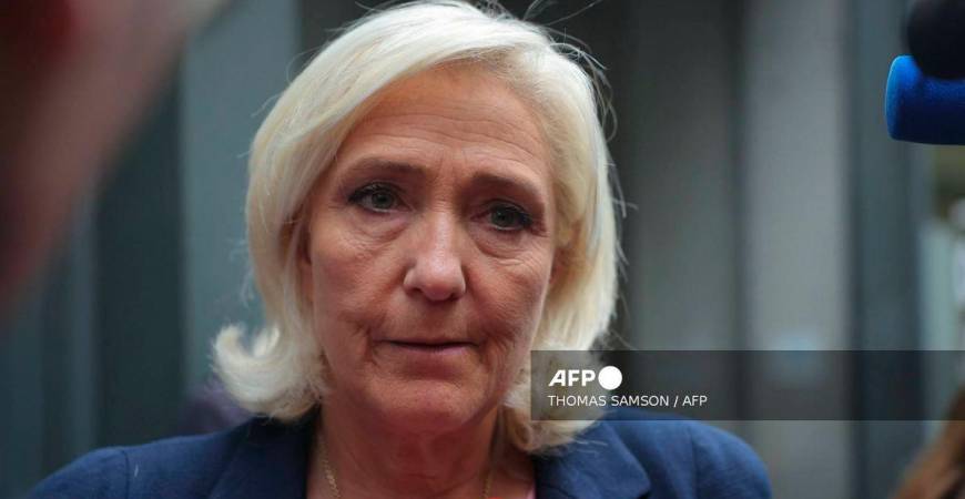 French far-right leader Marine Le Pen - (Photo by Thomas SAMSON / AFP)