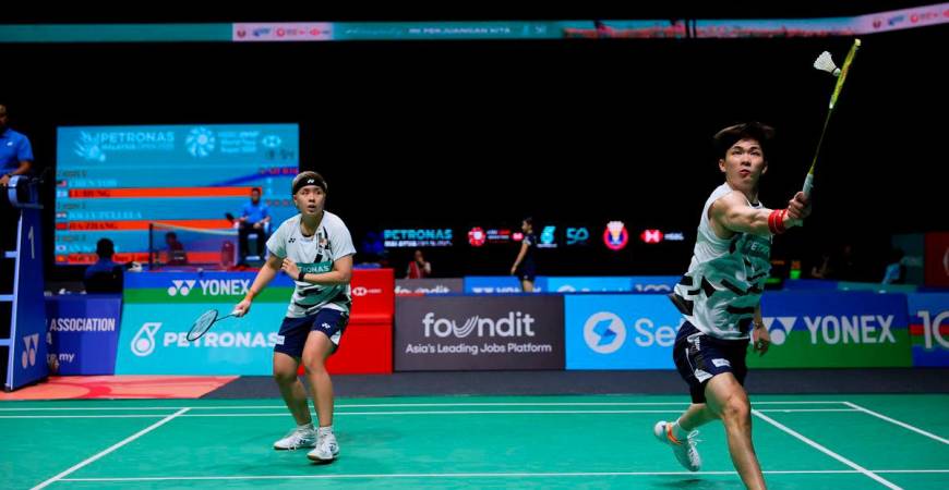 National mixed doubles pair Chen Tang Jie-Toh Ee Wei - BERNAMApix