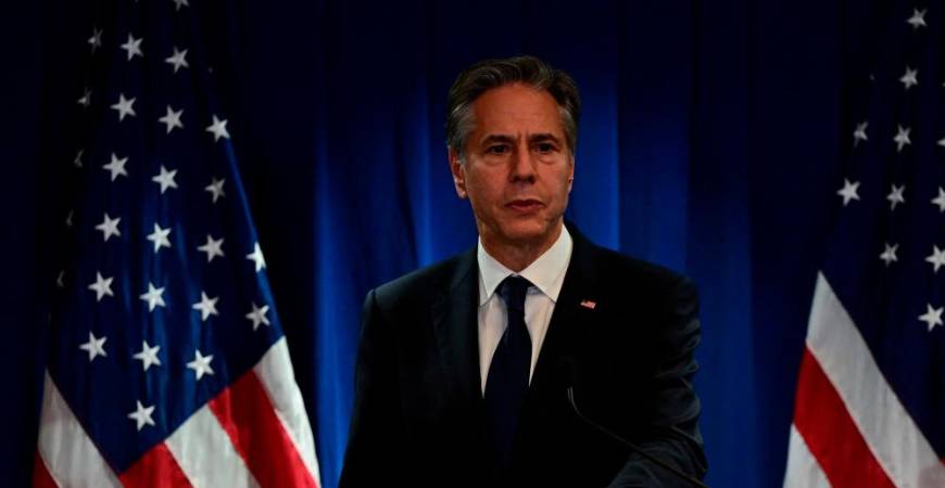 US Secretary of State Antony Blinken speaks during a press conference at the Beijing American Center of the US Embassy in Beijing on June 19, 2023/AFPPix