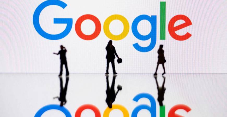 Illustration photograph shows figurines next to a screen displaying a logo of Google. Canadian news will continue to be shared on Google’s platforms in return for the company making annual payments to Canadian news companies in the range of C$100 million. – AFPpic