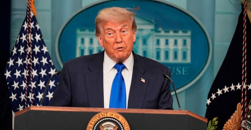 U.S. President Donald Trump speaks to the media, after the U.S. Supreme Court dealt a blow to the power of federal judges by restricting their ability to grant broad legal relief in cases as the justices acted in a legal fight over President Donald Trump's bid to limit birthright citizenship, in the Press Briefing Room at the White House in Washington D.C., June 27, 2025. - REUTERSPIX