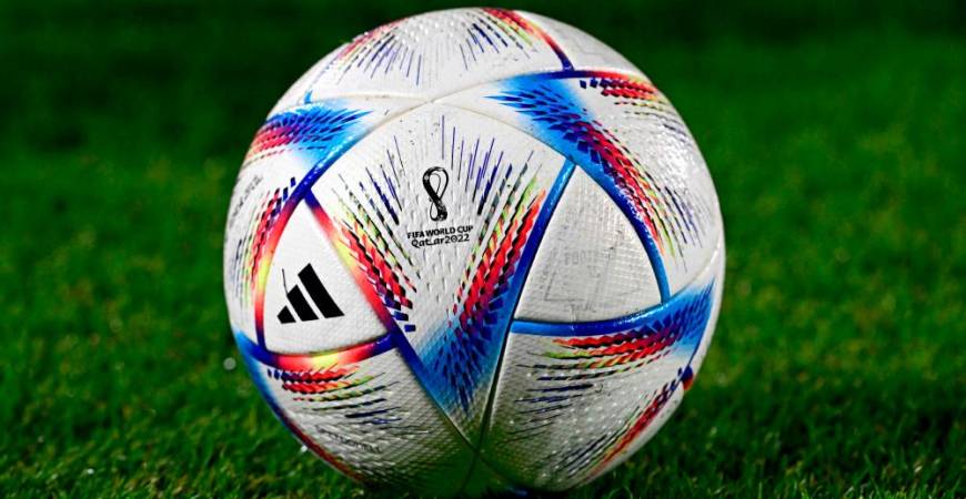 Qatar’s 2022 World Cup official ball ‘al Rihla’. – AFPPIX