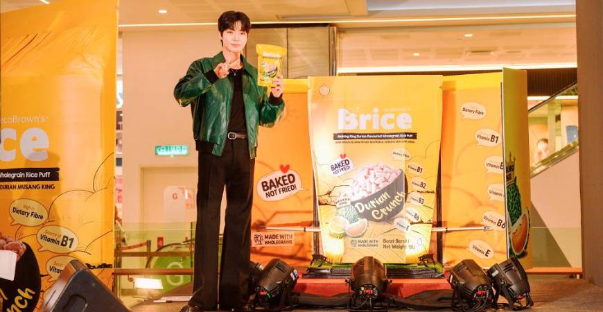 Hwang with Brice’s Musang King Durian flavour.