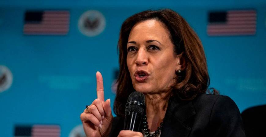 US Vice President Kamala Harris. REUTERSPIX