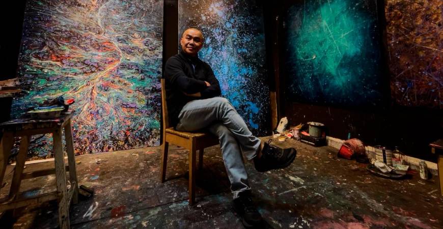 Tan has been working as a full-time painter for 25 years. – ALL PICS COURTESY OF ESTON TAN