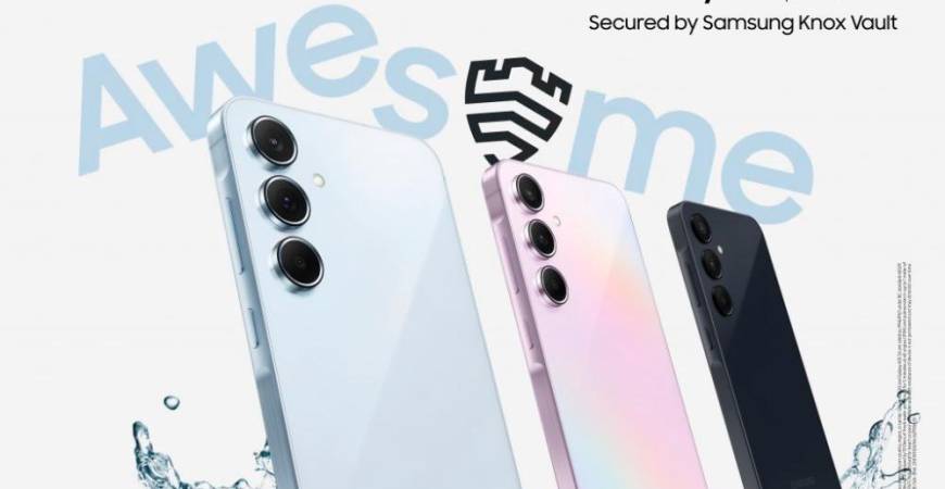 Samsung has released two midrange Galaxy A series 5G models equipped with Samsung Knox Vault. – PICS COURTESY OF SAMSUNG