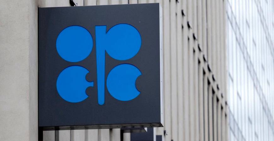 The logo of the OPEC - JOE KLAMAR / AFP