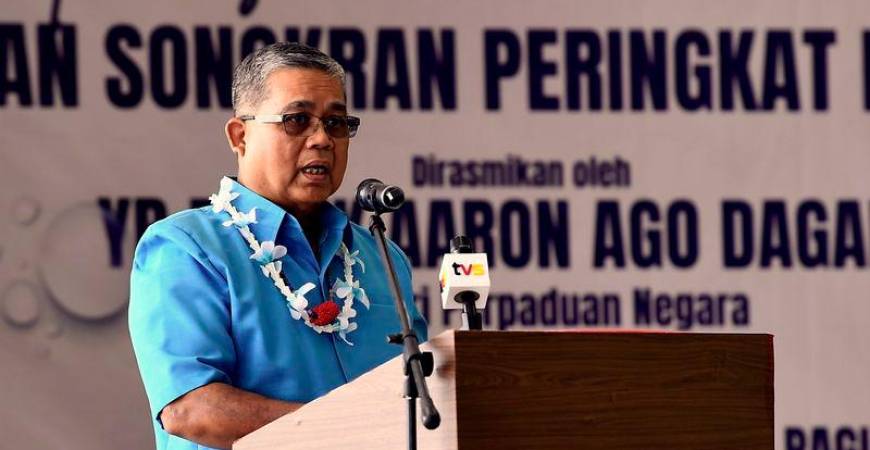National Unity Minister Datuk Aaron Ago Dagang - BERNAMApix