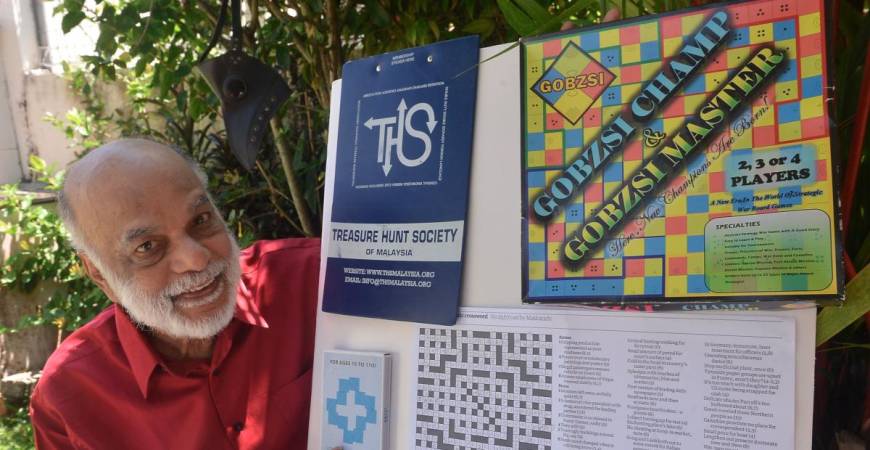 Jayaram has spent his life turning brain teasers into tools for learning and teamwork. — ALL PICS BY MASRY CHE ANI/THESUN