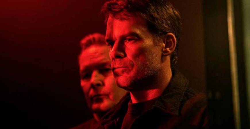 Harry (left) returns to the franchise as the manifestation of Dexter’s moral compass. – PICS FROM SHOWTIME