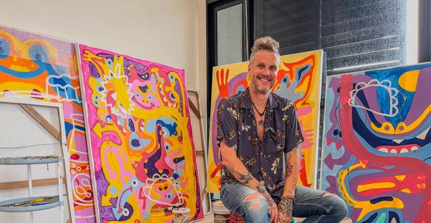 The Australian artist’s latest exhibition is a reflection of his experiences in Penang.