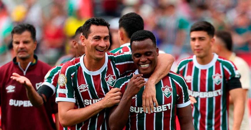 For representational purposes - Fluminense’s Ganso and Jhon Arias - IMAGN IMAGES via REUTERS