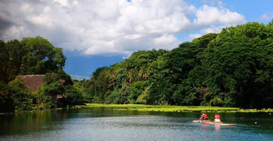 Bamboo rafting at Villa Escudero is equal parts scenic and silly. – ALL PICS BY YASMIN ZULRAEZ/THESUN