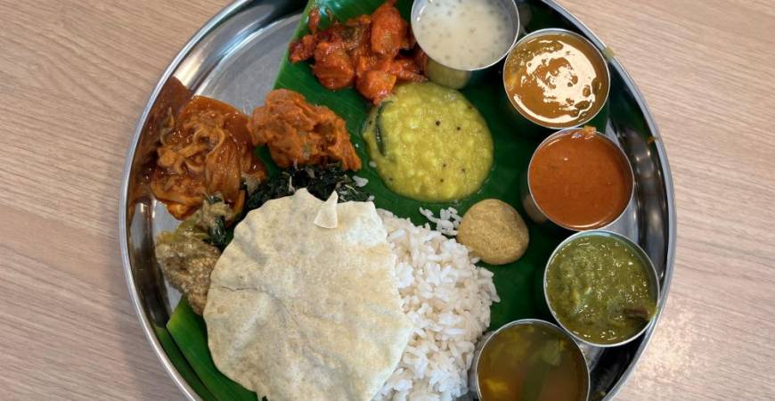 Complete lunch meal at Pure Saiva. — PICS BY S.THAMARAI CHELVI/THESUN