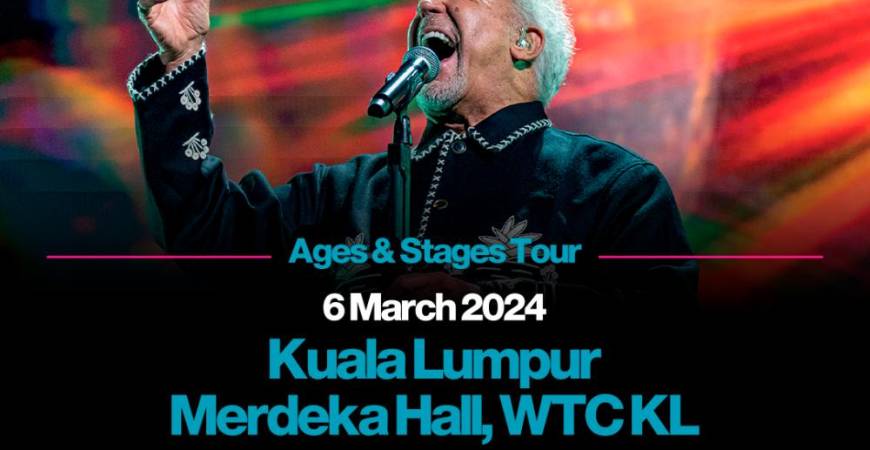 The living legend will bring his Ages and Stages Tour to Kuala Lumpur next year. – LIVENATION