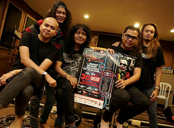 Rock band Lefthanded ready to rock it out Musicians for Musicians Benefit