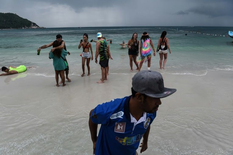 Ko Phangan and nearby Koh Tao are hugely popular with tourists over the Christmas and New Year season. — AFP