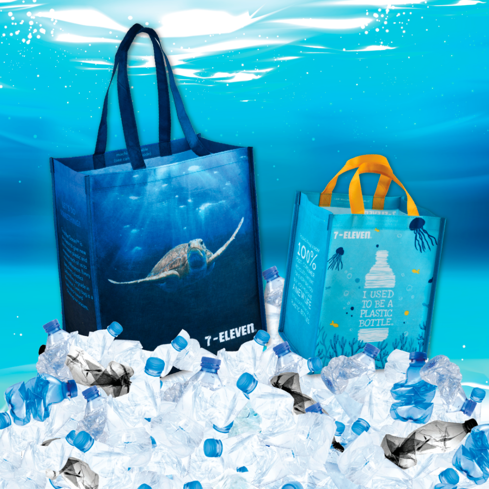 With every purchase of the reusable bags, RM1 will be channelled to Reef Check Malaysia and Juara Turtle Project.