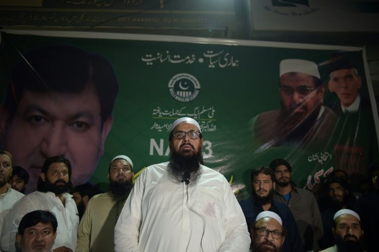 Firebrand cleric Hafiz Saeed has been declared a global terrorist by the US and UN. — AFP