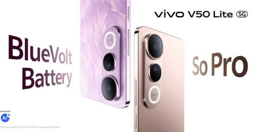 Exclusive flagship technology, exceptional battery life— vivo V50 Lite 5G is now here!