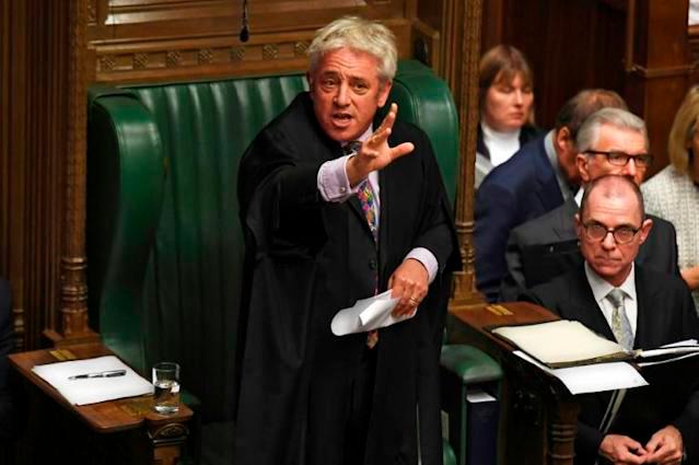 Bercow enraged the ruling Conservatives with a series of decisions they saw as trying to stymie Brexit and favouring the “Remain” side. — AFP