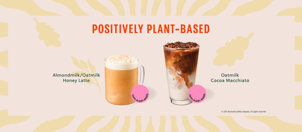 Starbucks unveils its new plant-based menu