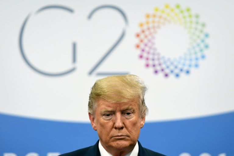 US President Donald Trump Trump, who has already slapped US$250 billion in tariffs on China, sounded upbeat about making progress with his counterpart Xi Jinping at the G20 summit. — AFP