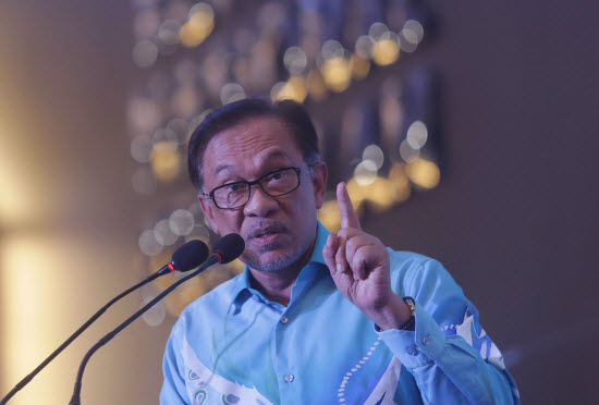 PKR party president Datuk Seri Anwar Ibrahim.