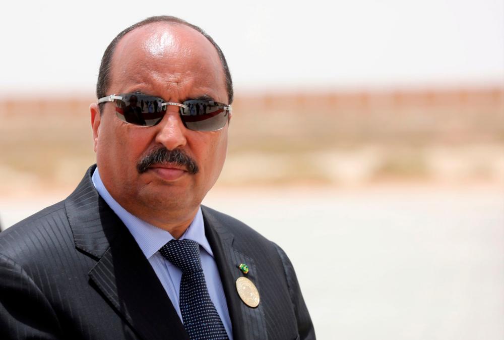 Mauritania’s ex-president Mohamed Ould Abdel Aziz. REUTERSPIX