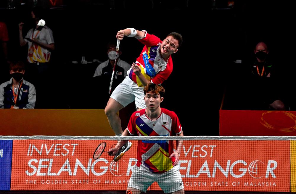 File Photo: Aaron Chia (left) and Soh Wooi Yik. BERNAMApix