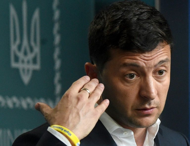 Ukrainian President Volodymyr Zelensky wants to end the conflict with pro-Russia separatists in eastern Ukraine. — AFP
